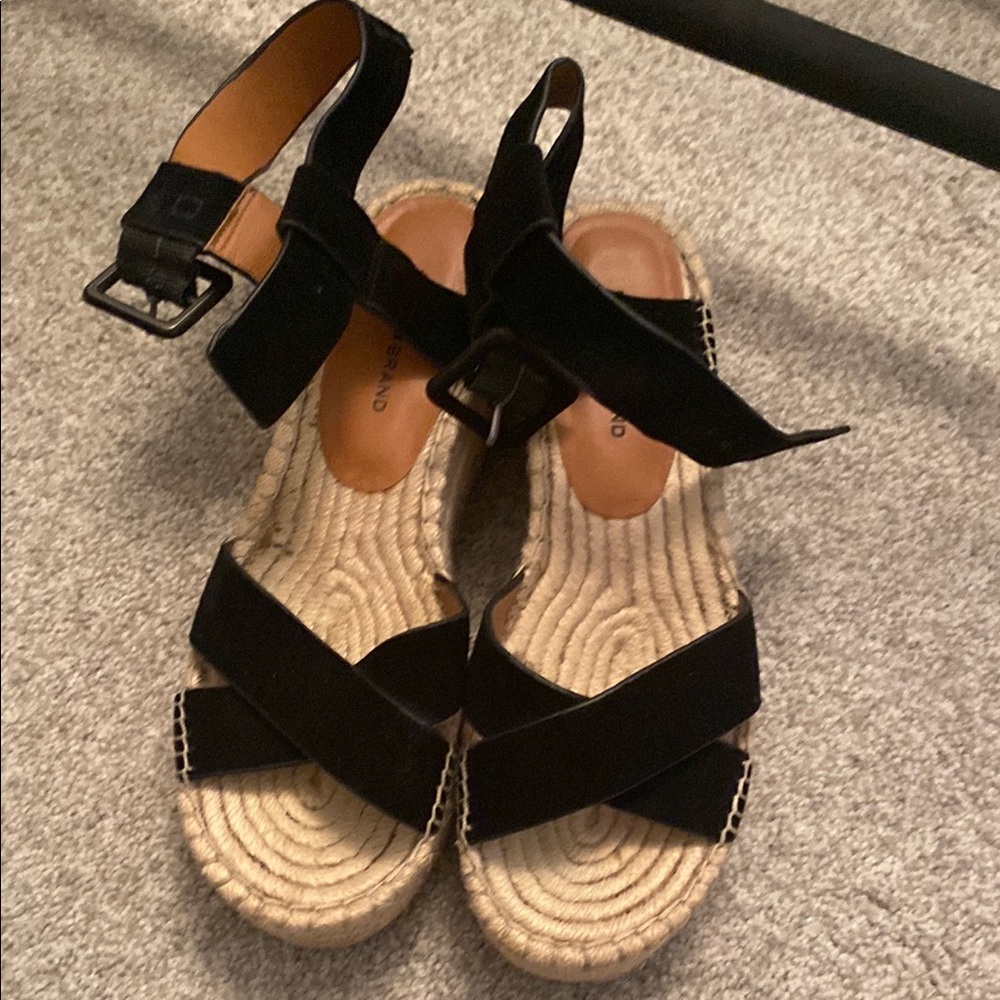 Lucky Brand Stylish Black Espadrille Sandals